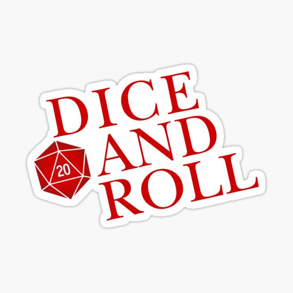 Item preview, Dice and Roll designed and sold by IrinaCapitan.