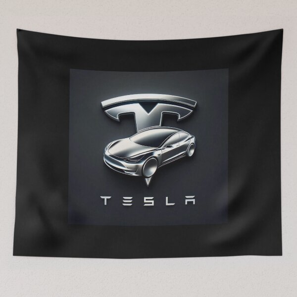 Item preview, Tesla logo designed and sold by TEEJAMBOREE.