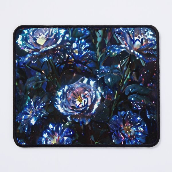 Item preview, Beautiful Midnight Blue Pattern - Moonlit Blooms designed and sold by Creative.Shop.