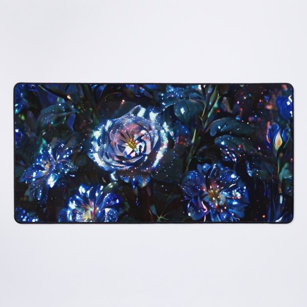 Item preview, Beautiful Midnight Blue Pattern - Moonlit Blooms designed and sold by Creative.Shop.