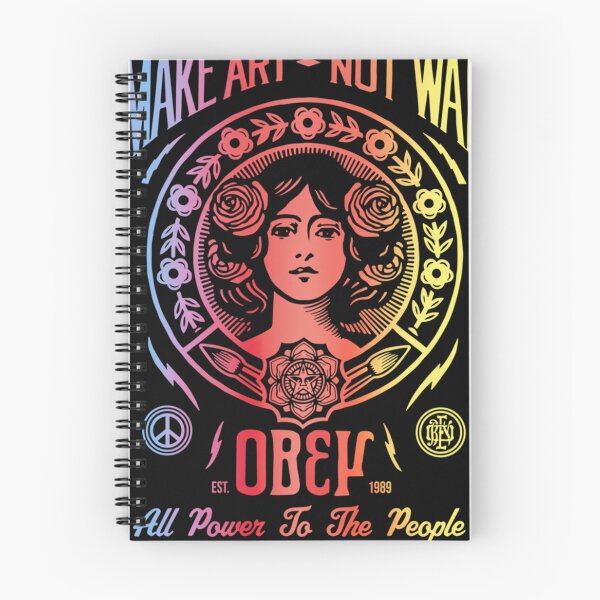 Item preview,  Obey Merch Obey Make Art Not War Boxy Black   designed and sold by AlpaPillai21.