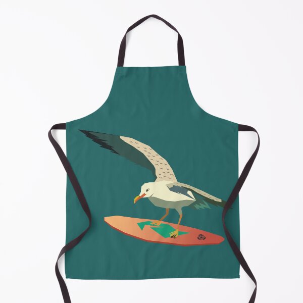 Item preview, A Literal Seagull Surfer designed and sold by Teeseas Wave.