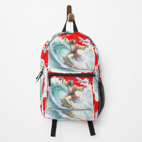 Item preview, Jesus Surfing Waves with Sunglasses and Whisky Sketch ,  designed and sold by PaintMeWorld.