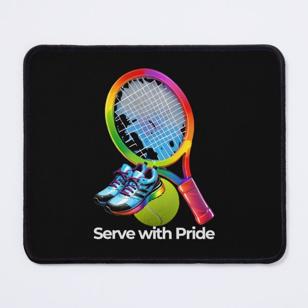 Item preview, Serve with Pride: Unleash Your Game in Color! designed and sold by ArchVibe.