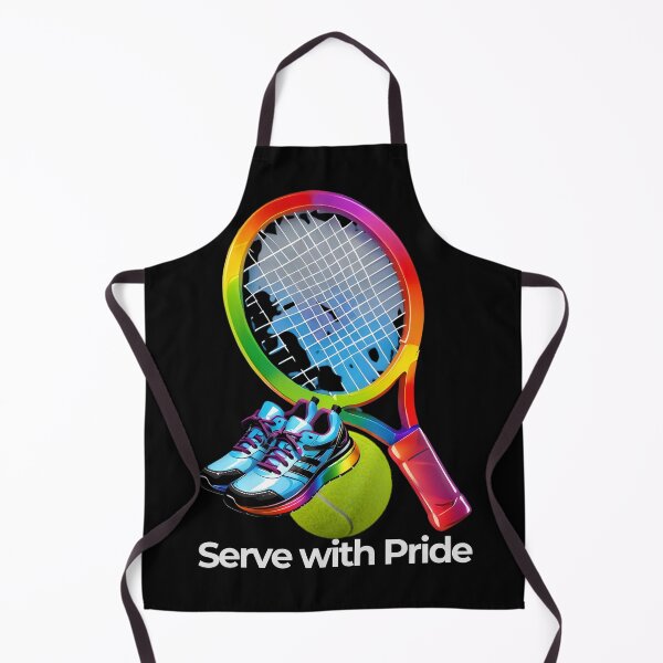 Item preview, Serve with Pride: Unleash Your Game in Color! designed and sold by ArchVibe.