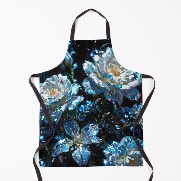 Item preview, Beautiful Pale Blue Pattern - Moonlit Blooms designed and sold by Creative.Shop.