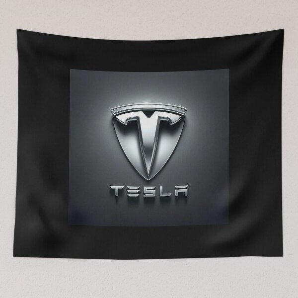 Item preview, Tesla logo designed and sold by TEEJAMBOREE.