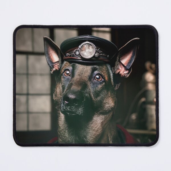 Item preview, Perro policía steampunk/victoriano designed and sold by Elianne Turennout.