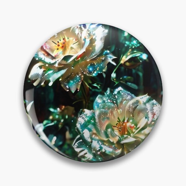 Item preview, Beautiful Forest Green Pattern - Moonlit Blooms designed and sold by Creative.Shop.