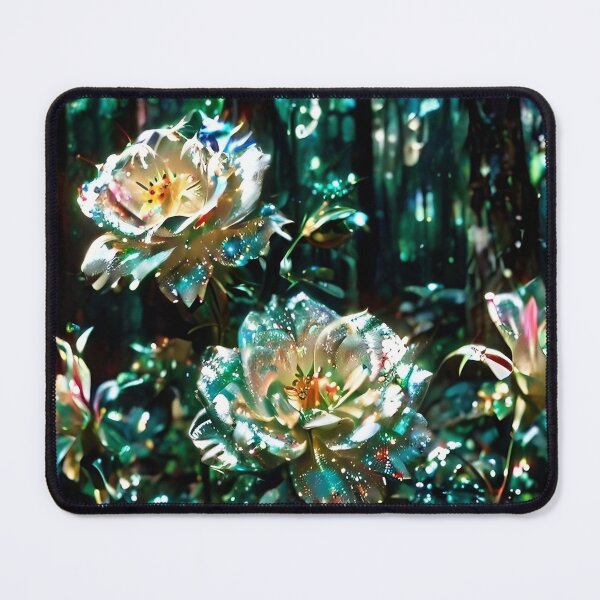 Item preview, Beautiful Forest Green Pattern - Moonlit Blooms designed and sold by Creative.Shop.
