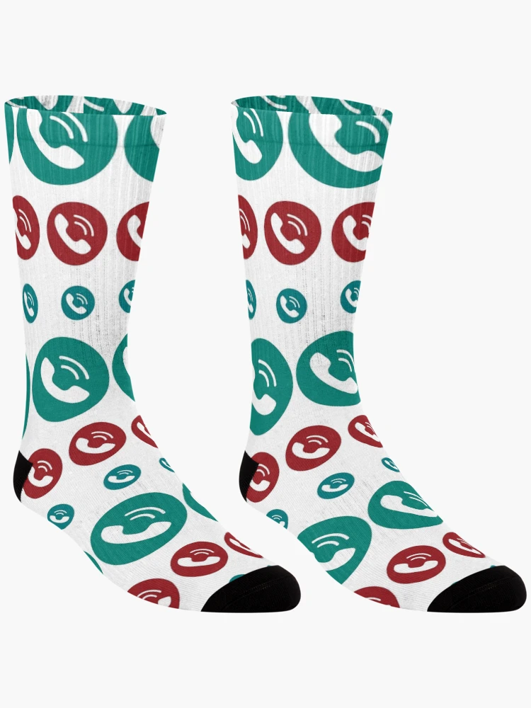 Thumbnail 3 of 5, Socks, Phone Call Pattern designed and sold by PatternCreators.