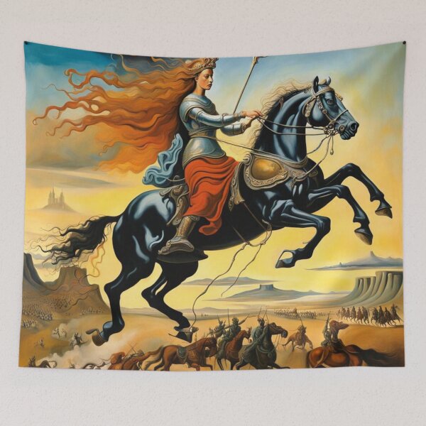 Item preview, Joan of Arc on horseback designed and sold by George Hutton Hunter.