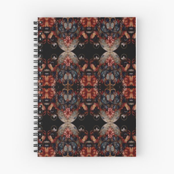 Item preview, Arty pattern with flowers and discs  designed and sold by Flowersonstuff.