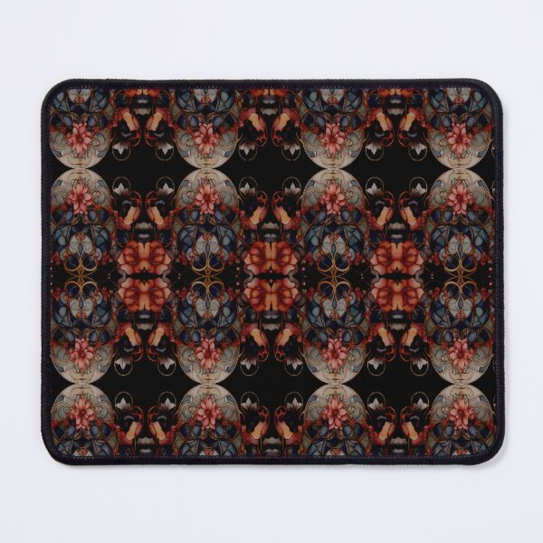 Item preview, Arty pattern with flowers and discs designed and sold by Flowersonstuff.