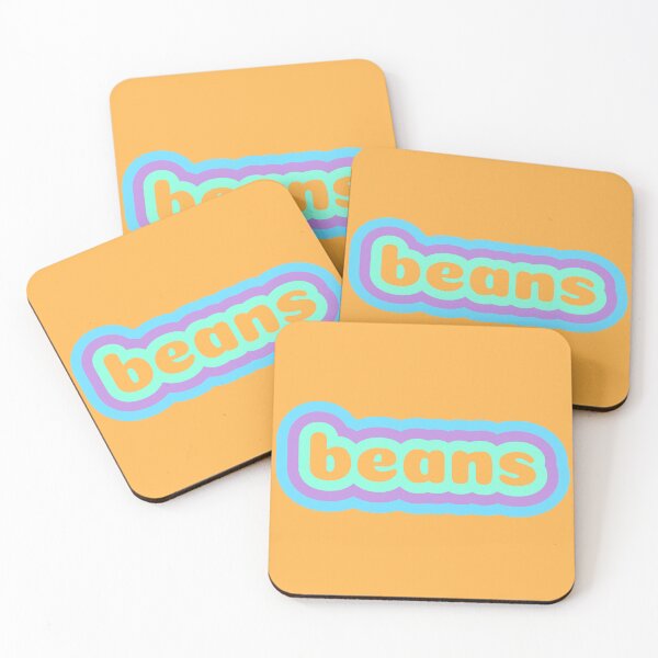 Item preview, Retro "beans" Bubble Text Slogan designed and sold by KaniOokami.