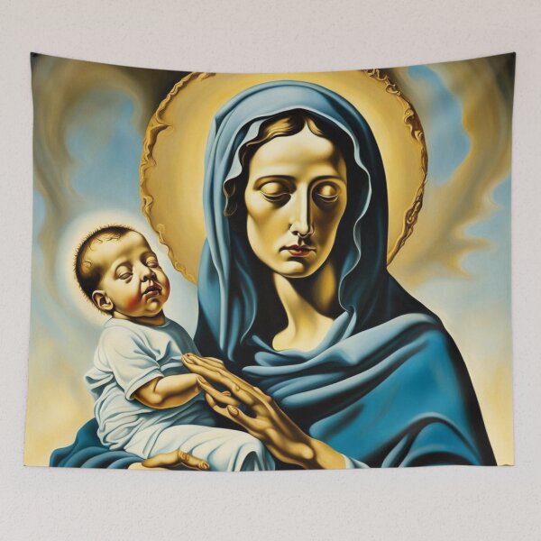 Item preview, Mary with baby Jesus designed and sold by George Hutton Hunter.