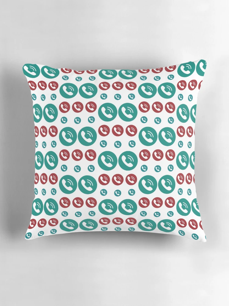 Thumbnail 3 of 4, Pillow, Phone Call Pattern designed and sold by PatternCreators.