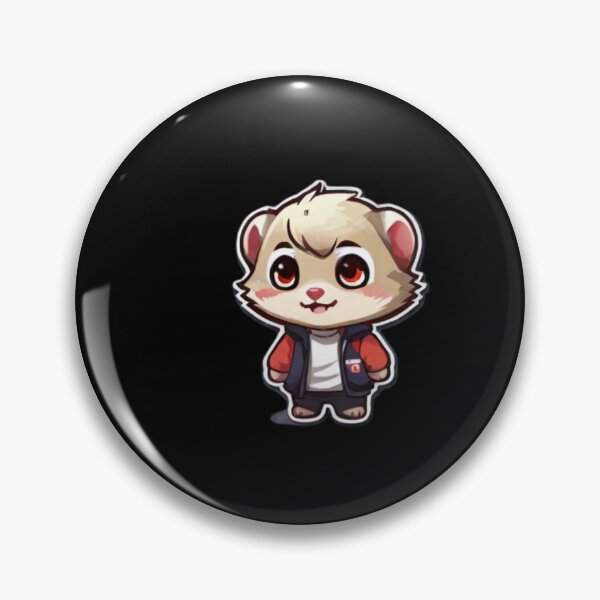 Item preview, Overjoyed Chibi Ferret designed and sold by products4urduke.