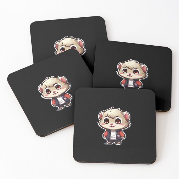 Item preview, Overjoyed Chibi Ferret designed and sold by products4urduke.