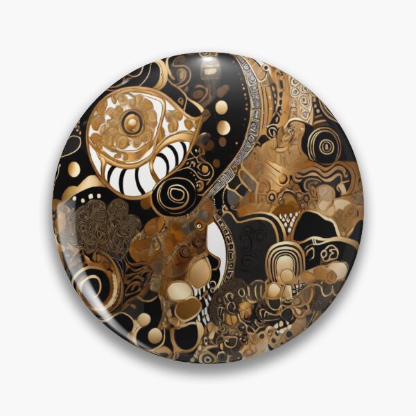 Item preview, Abstract In gold and black  designed and sold by Flowersonstuff.