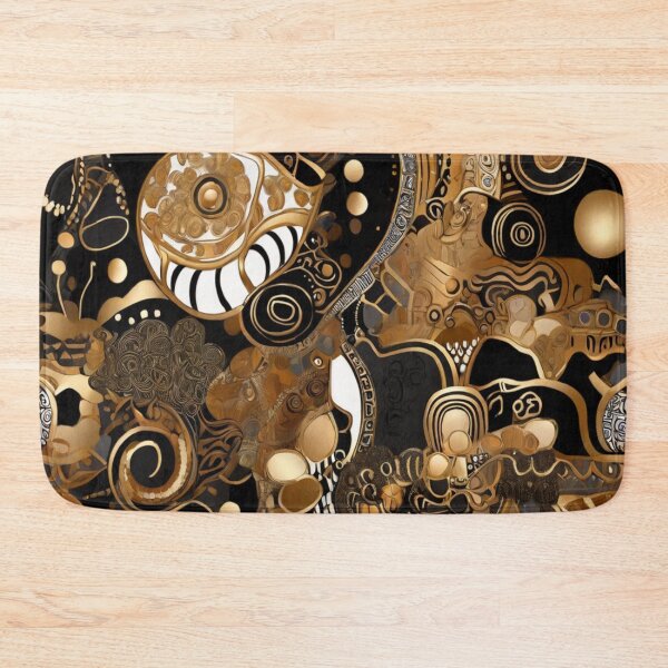 Item preview, Abstract In gold and black  designed and sold by Flowersonstuff.