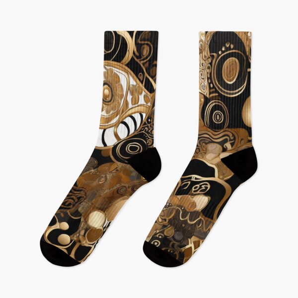 Item preview, Abstract In gold and black  designed and sold by Flowersonstuff.