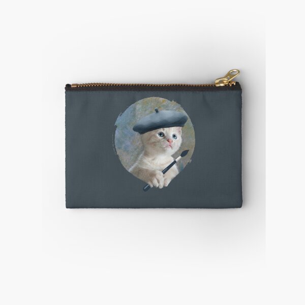 Item preview, Clawed Monet Cat Artist Kitty Painter designed and sold by wowwowmeow.