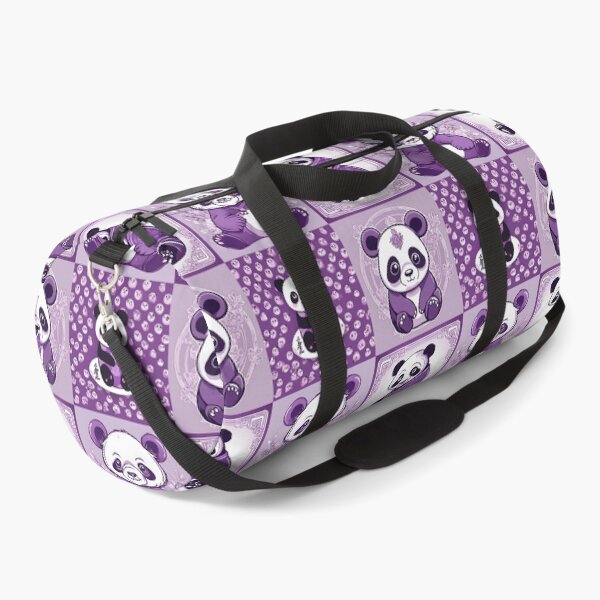 Item preview, Purple panda tiled pattern designed and sold by BritishDelights.