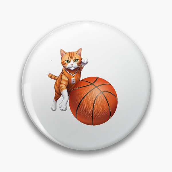 Item preview, Feline Frenzy: Basketball Players Turned Cat Athletes designed and sold by CustomTeeCraft.