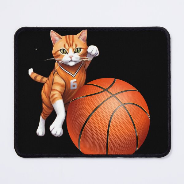 Item preview, Feline Frenzy: Basketball Players Turned Cat Athletes designed and sold by CustomTeeCraft.