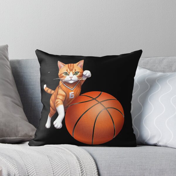 Item preview, Feline Frenzy: Basketball Players Turned Cat Athletes designed and sold by CustomTeeCraft.