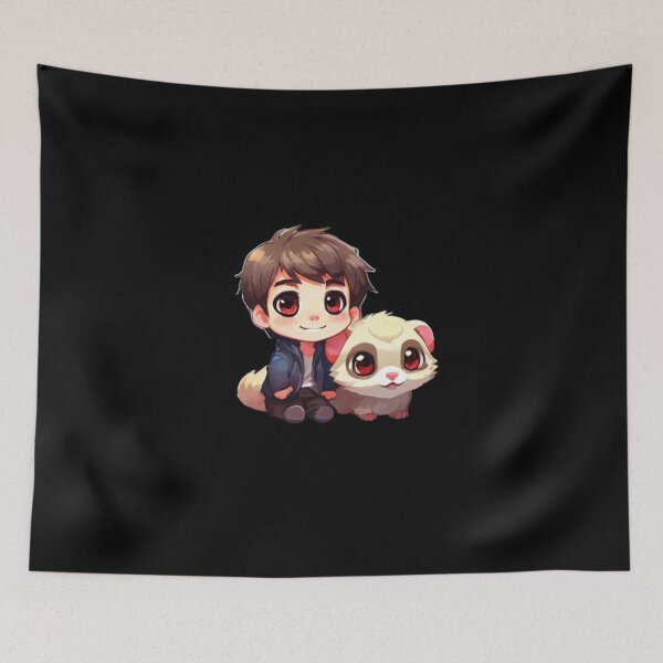 Item preview, Overjoyed Chibi Ferret designed and sold by products4urduke.