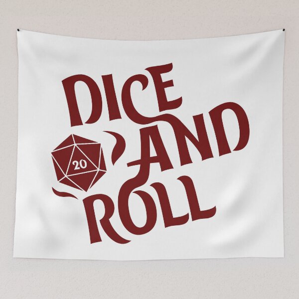 Item preview, Dice and Roll designed and sold by IrinaCapitan.
