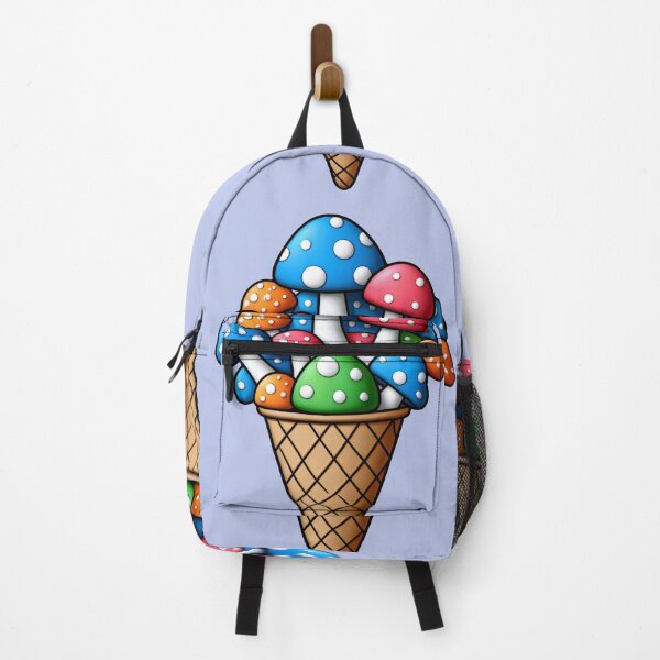 Item preview, ice cream cone with candy mushrooms designed and sold by Mike Kiev art.