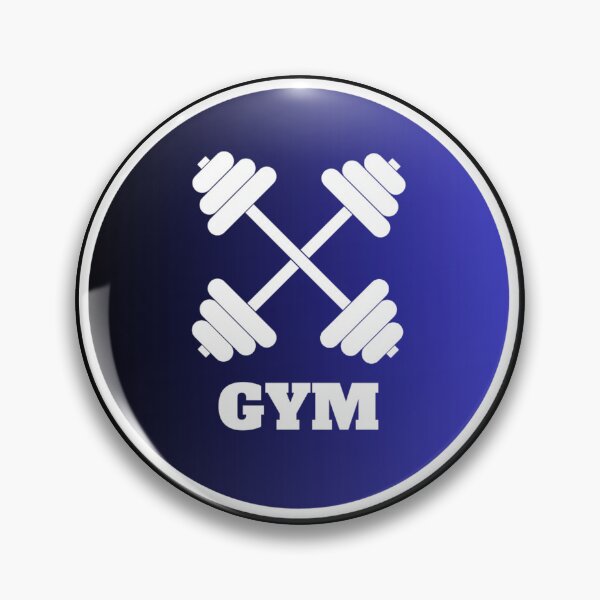 Item preview, Active Wear Essentials | Double Barbell Gym (Dark Blue) designed and sold by Studio AJ.