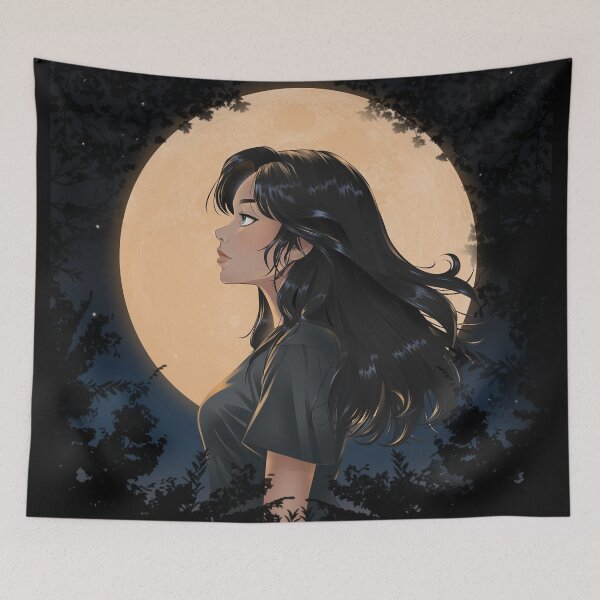 Item preview, Girl in the moonlight designed and sold by Kasza-89.