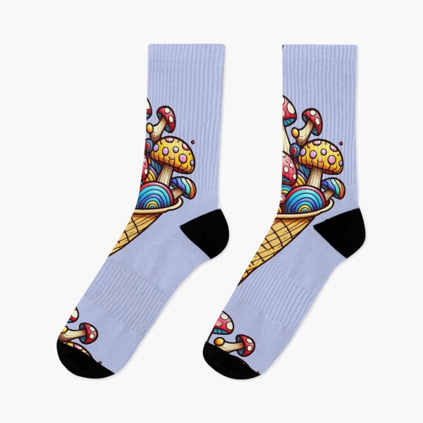 Item preview, ice cream cone with candy mushrooms 2 designed and sold by Mike Kiev art.