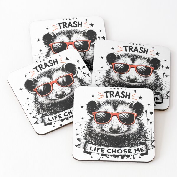 Item preview, Trash Life Opossum: Stylish Shades designed and sold by Slick-Waffles.