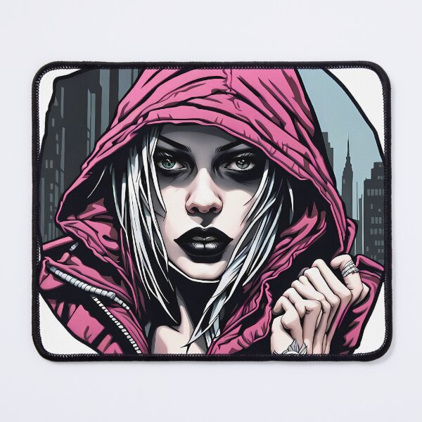 Item preview, Woman with hood illustration/vector art designed and sold by Salimgor Hangaround Music.