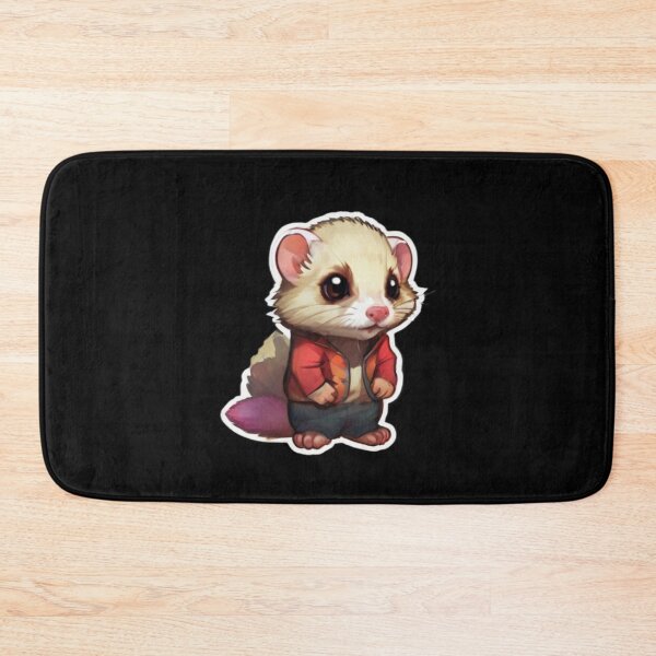 Item preview, Overjoyed Chibi Ferret designed and sold by products4urduke.