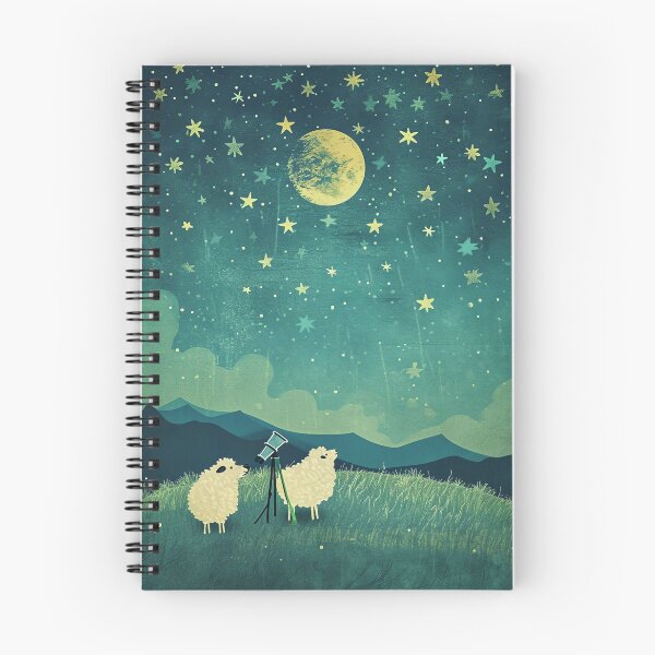 Item preview, Dreamy Sheep Stargaze designed and sold by cute-animals99.