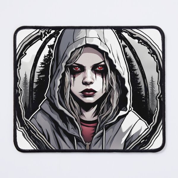 Item preview, Modern female vampire illustration/vector art designed and sold by Salimgor Hangaround Music.