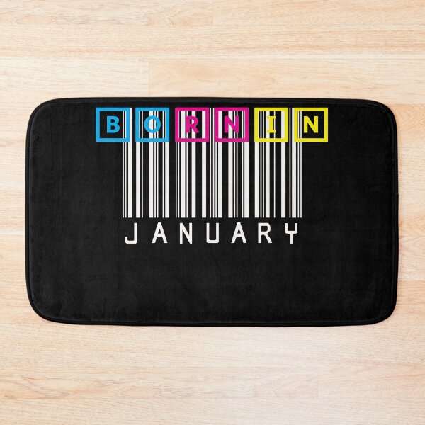 Item preview, BORN IN JANUARY designed and sold by LiscaGraphicArt.