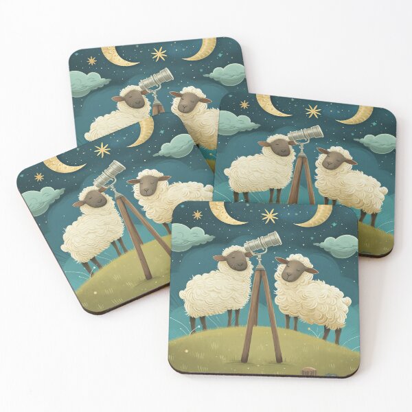 Item preview, Dreamy Sheep Stargazers designed and sold by cute-animals99.
