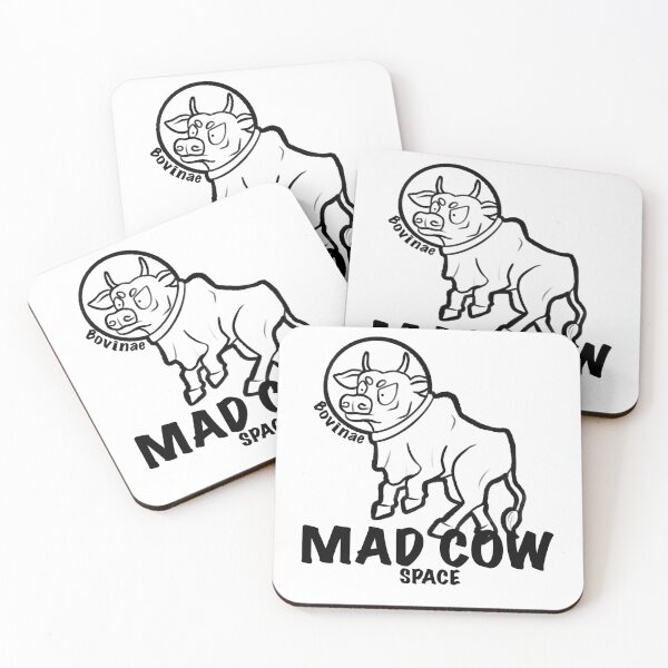 Item preview, Copy of Mad Space Cow Outline designed and sold by Bovinae Art.