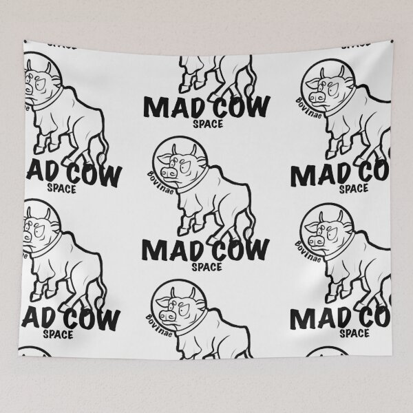 Item preview, Copy of Mad Space Cow Outline designed and sold by Bovinae Art.