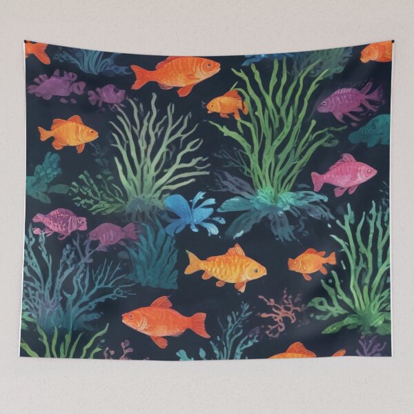 Item preview, Sea organisms and coral reef ecosystem design print design  designed and sold by Anshu3813.