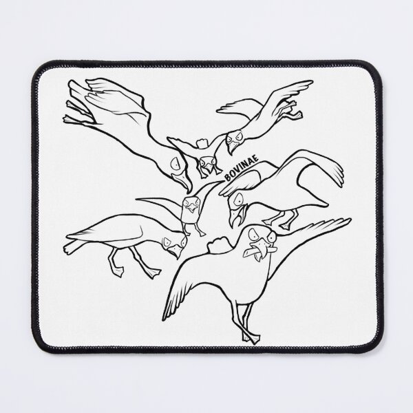 Item preview, Mad Seagull Outline designed and sold by Bovinae Art.