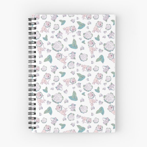 Item preview, Collieflower Companions Charming Collie Cauliflower Seamless Pattern designed and sold by SPIRIMAL.
