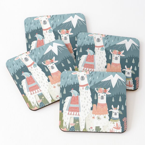 Item preview, Fashionable Llama Selfie designed and sold by cute-animals99.